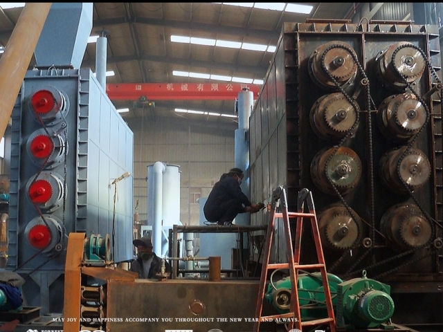 北斗機械展示高品質連續式活性炭生產設備